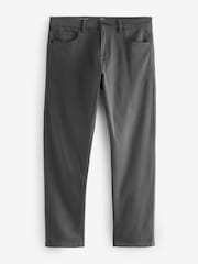 Grey Charcoal Slim Fit Comfort Stretch Jeans - Image 7 of 11