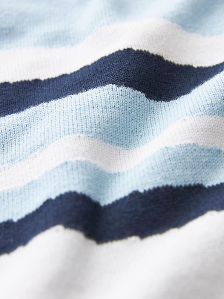 Bleu vague - Polo boutonné - Image 8 of 9