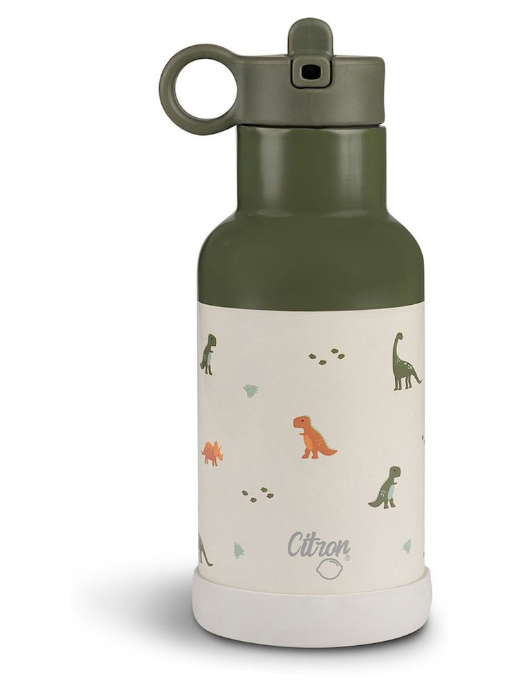 Citron Insulated Stainless Steel Water Bottle 350ml Dino - Image 1 of 4