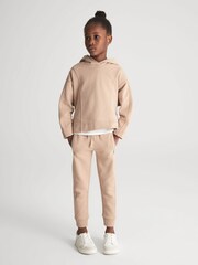 Reiss Pink Salma Senior Jersey Joggers - Image 1 of 1