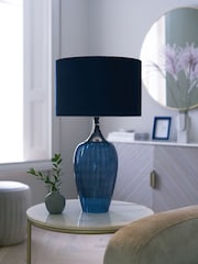 Blue Hampton Table Lamp - Image 2 of 5