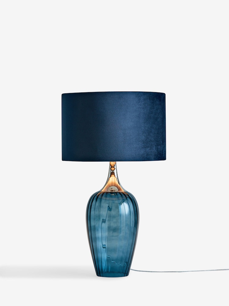 Blue Hampton Table Lamp - Image 5 of 5