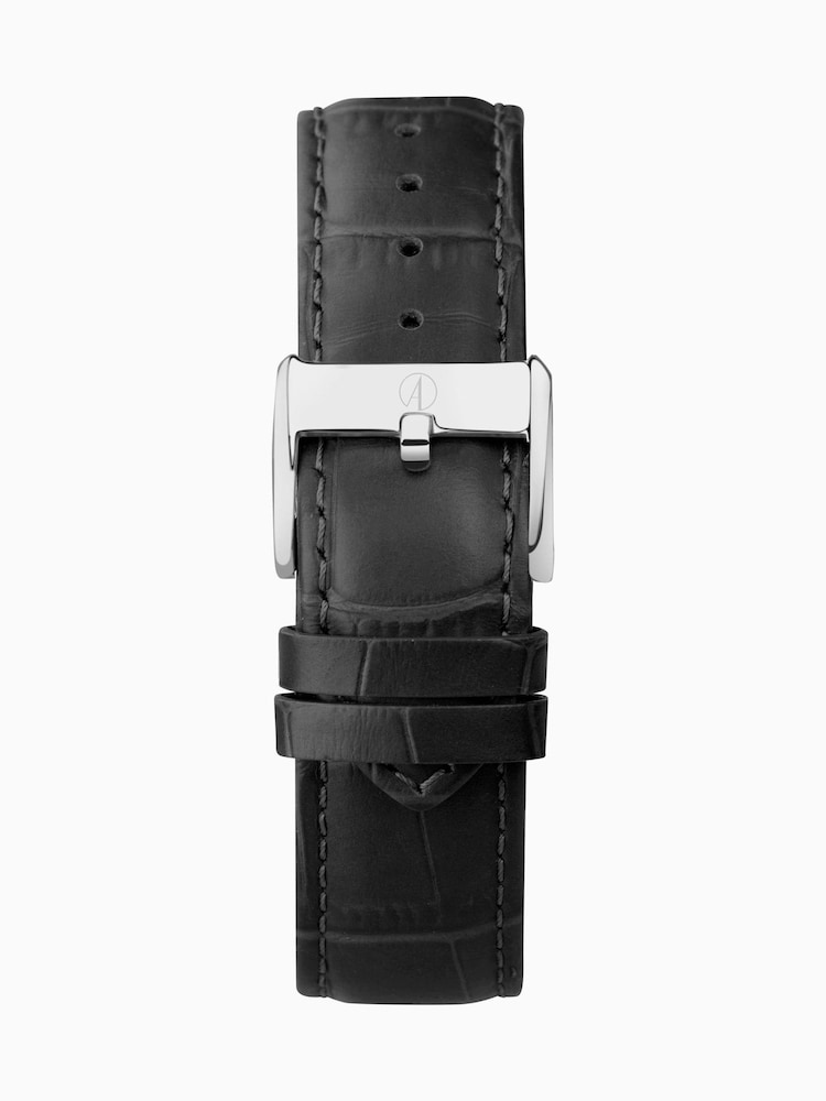 Accurist Classic Mens Black Leather Strap Analogue Watch - Image 2 of 6