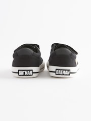Batman Black Wide Fit (G) Strap Touch Fastening Shoes - Image 3 of 5