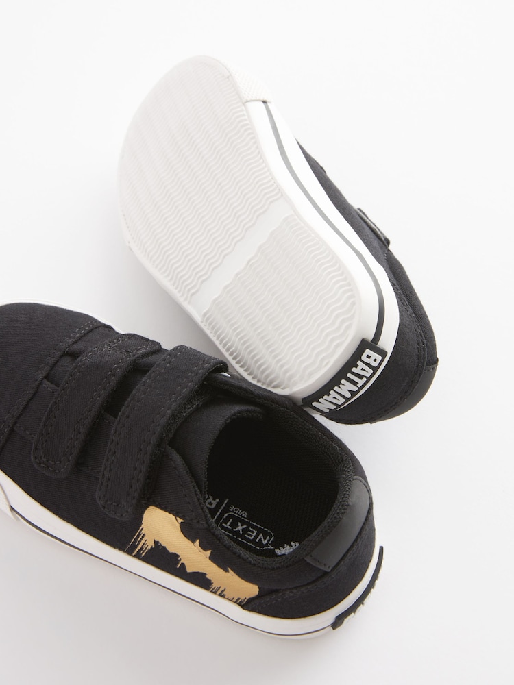Batman Black Wide Fit (G) Strap Touch Fastening Shoes - Image 5 of 5