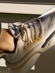 adidas White Alpha Boost Trainers - Image 12 of 12