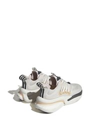 adidas White Alpha Boost Trainers - Image 4 of 12