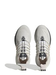 adidas White Alpha Boost Trainers - Image 6 of 12