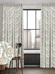 Green Halo Made To Measure 100% Cotton Curtains - Image 1 of 9