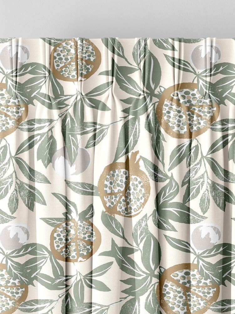 Green Halo Made To Measure 100% Cotton Curtains - Image 5 of 9