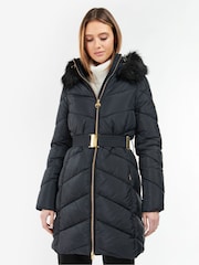 Barbour® International Black East Moor Quilted Jacket - Image 1 of 7