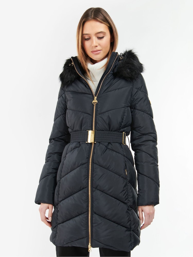 Barbour® International Black East Moor Quilted Jacket - Image 1 of 7