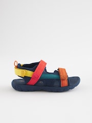 Blockfarben - Leichte Trekker-Sandalen mit verstellbaren Riemen - Bild 2 von 6