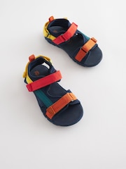Blockfarben - Leichte Trekker-Sandalen mit verstellbaren Riemen - Bild 3 von 6