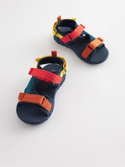 Blockfarben - Leichte Trekker-Sandalen mit verstellbaren Riemen - Bild 4 von 6