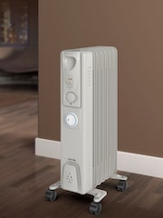 Warmlite White White 1500W Oil Filled Radiator - Image 1 of 7