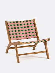 La Redoute Intérieurs Pink Bianca Low Garden Armchair - Image 1 of 5
