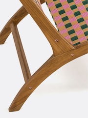 La Redoute Intérieurs Pink Bianca Low Garden Armchair - Image 4 of 5