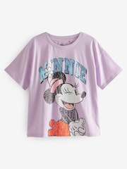 Minnie Mouse Пурпурный С пайетками - License T-Shirt (3-16yrs) - Image 3 of 4