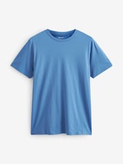 Blue Dusky Regular Fit Essential Crew Neck T-Shirt - Image 5 of 5