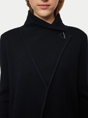 Jigsaw Black Milano Ring Short Cardigan - Image 4 of 4