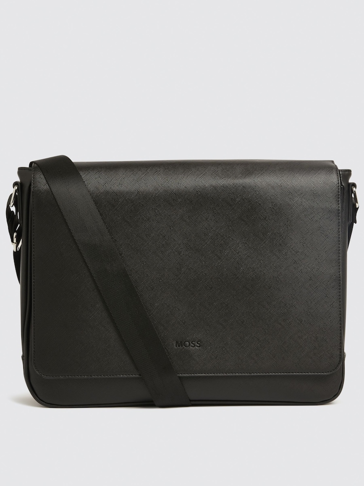 MOSS Black Saffiano Dispatch Bag - Image 1 of 3 MOSS Black Saffiano Dispatch Bag - Image 1 of 3