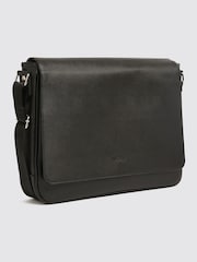 Bolso tipo mensajero con acabado Saffiano de MOSS - Imagen 2 de 3