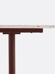 La Redoute Intérieurs Terracotta Opala Garden Table with Fold Down Terrazzo Table Top - Image 6 of 7