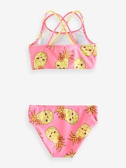 Pink Pineapple Printed Bikini (3-16yrs) - Image 2 of 3