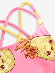 Pink Pineapple Printed Bikini (3-16yrs) - Image 3 of 3