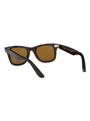 Ray-Ban Large Brown Wayfarer Polarised Lens Sunglasses - Image 6 of 12