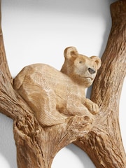 Natural Extra Large Barnaby Bear Wall Shelves - Image 2 of 6