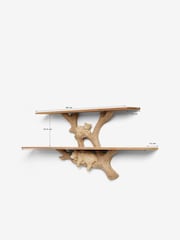 Natural Extra Large Barnaby Bear Wall Shelves - Image 6 of 6