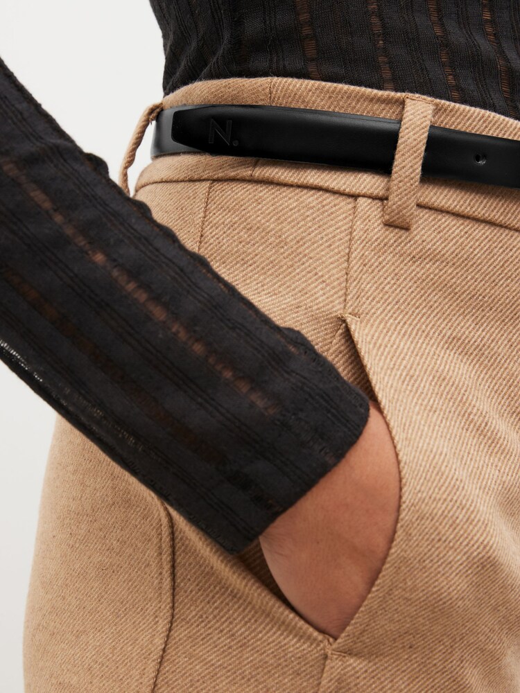 Black Premium Made in the UK Leather Belt - Image 5 of 5
