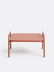La Redoute Intérieurs Terracotta Lysa Aluminium Coffee Table Footrest - Image 2 of 6
