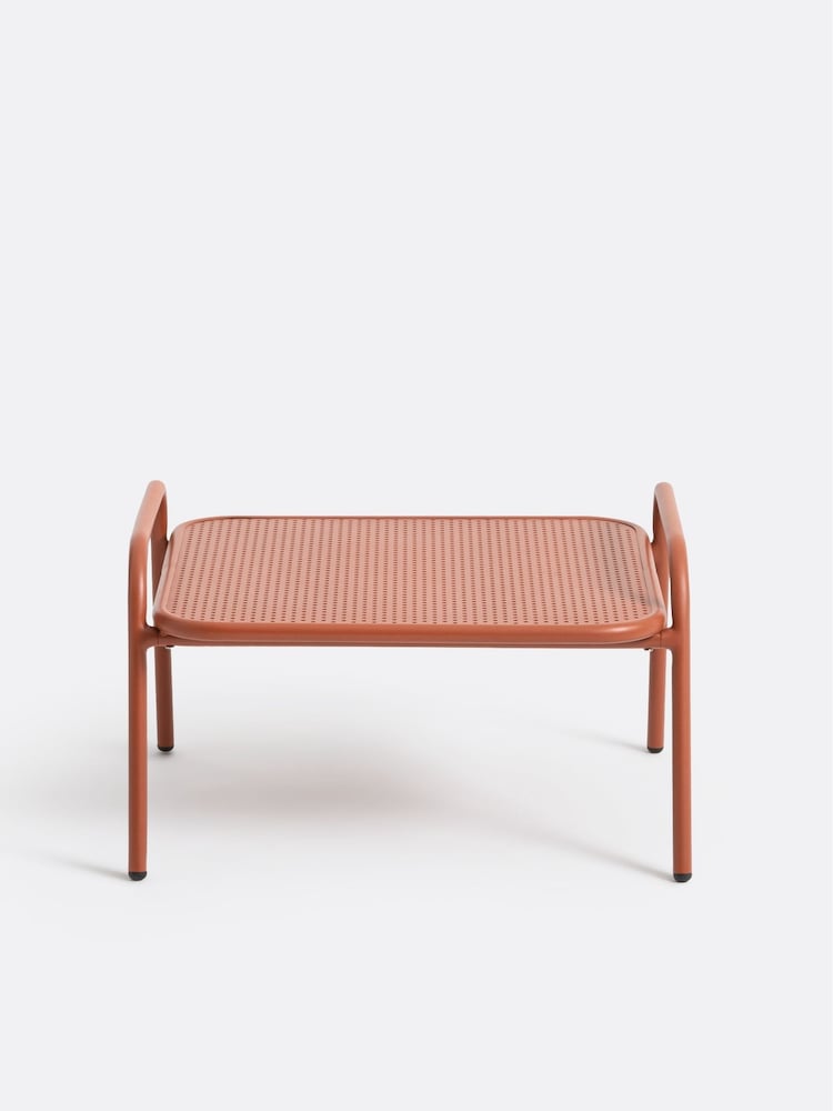 La Redoute Intérieurs Terracotta Lysa Aluminium Coffee Table Footrest - Image 2 of 6 La Redoute Intérieurs Terracotta Lysa Aluminium Coffee Table Footrest - Image 2 of 6