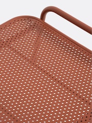 La Redoute Intérieurs Terracotta Lysa Aluminium Coffee Table Footrest - Image 4 of 6