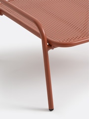 La Redoute Intérieurs Terracotta Lysa Aluminium Coffee Table Footrest - Image 5 of 6