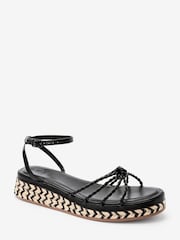 Black Forever Comfort® Knot Detail Wedges - Image 5 of 7