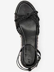 Black Forever Comfort® Knot Detail Wedges - Image 6 of 7