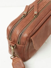 FatFace Oslo Brown Camera Bag - Image 4 of 5