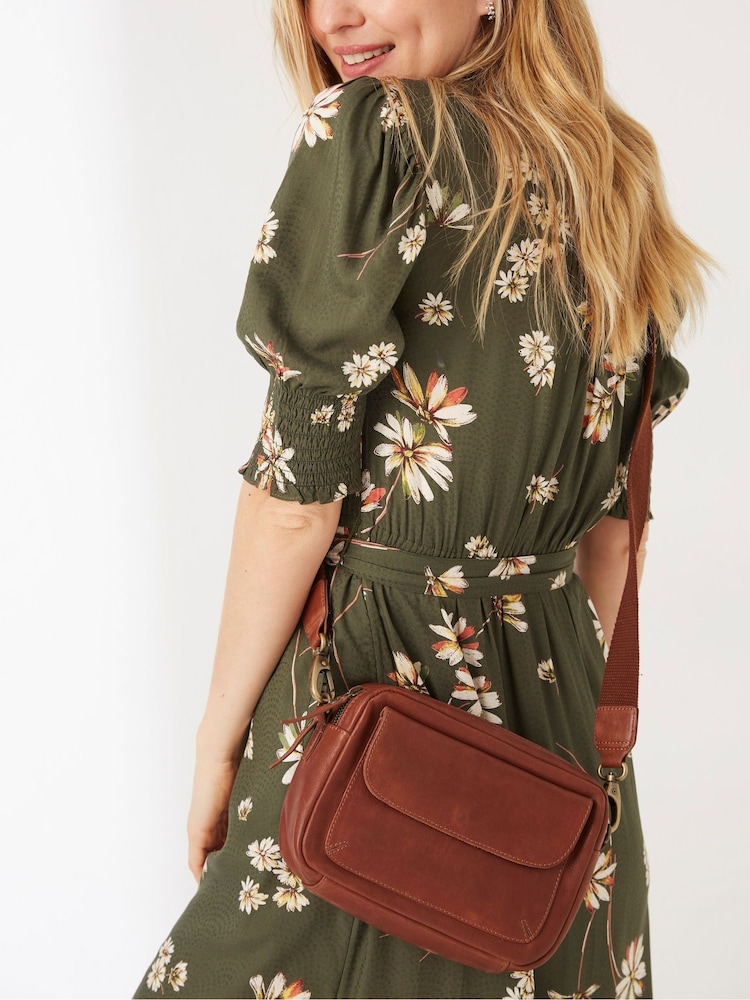 FatFace Oslo Brown Camera Bag - Image 5 of 5