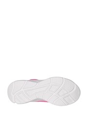 Skechers Pink Wavy Lites Eureka Shine Black Kids Trainers - Image 5 of 5