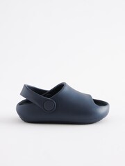 Navy Blue Chunky Sliders - Image 2 of 6
