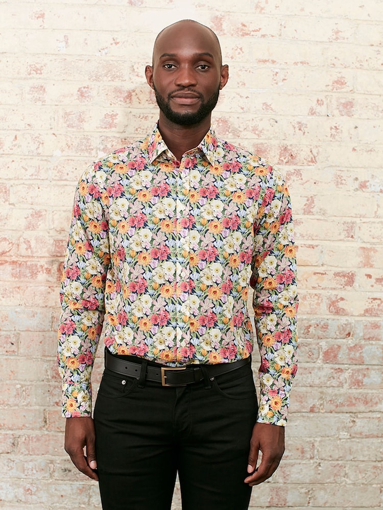 Simon Carter Yellow Melody Bloom Shirt - Image 1 of 4