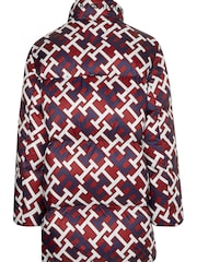 Tommy Hilfiger Red Rwb Monogram Printed Down Coat - Image 5 of 6