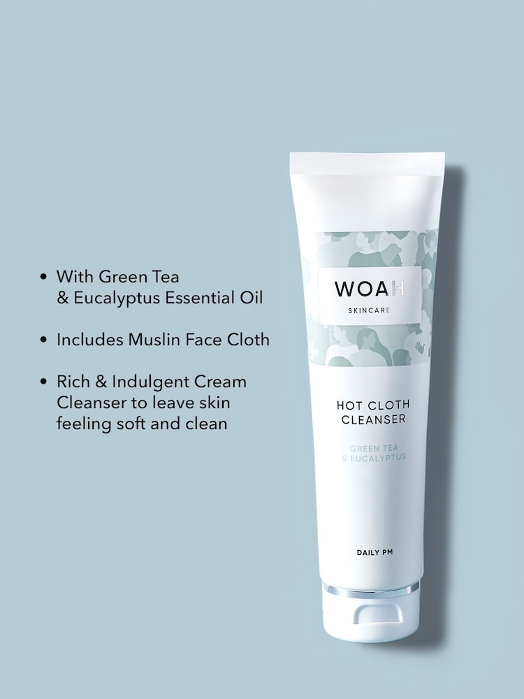 WOAH By Next Hot Cloth Cleanser 150ml Vegan Friendly - Image 2 of 3