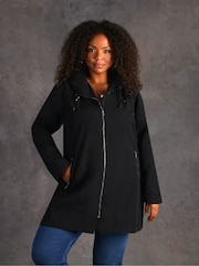 Live Unlimited Black Curve Raincoat - Image 1 of 4