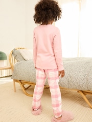 Pink Unicorn Woven Check Pyjamas (3-16yrs) - Image 2 of 7