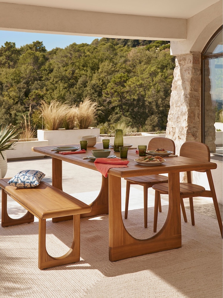 La Redoute Intérieurs Acacia Douve 6 To 8-Seater Garden Table in Solid Acacia - Image 1 of 3 La Redoute Intérieurs Acacia Douve 6 To 8-Seater Garden Table in Solid Acacia - Image 1 of 3